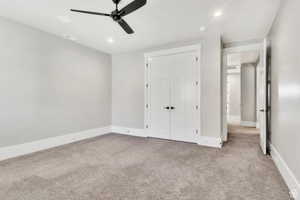 Expansive upper-level bedrooms are complemented by a thoughtfully designed hall bathroom