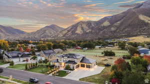 Breathtaking mountain views create a stunning natural backdrop, offering a sense of serenity and privacy while elevating everyday living