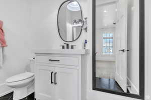 Private en-suite bathroom, creating a comfortable and private retreat ideal for guests or family members.
