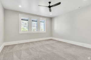 Expansive upper-level bedrooms are complemented by a thoughtfully designed hall bathroom