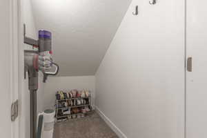 Under the stairs