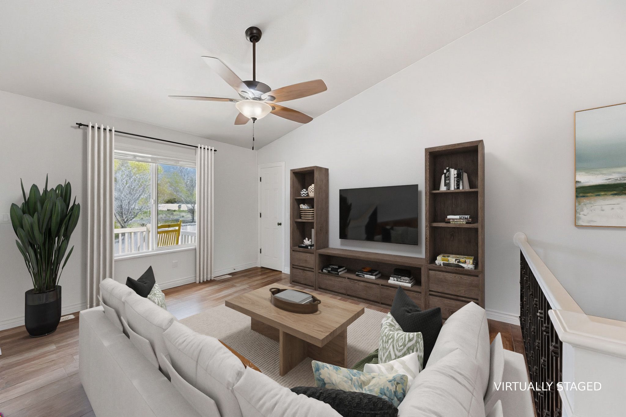 STAGED Family room