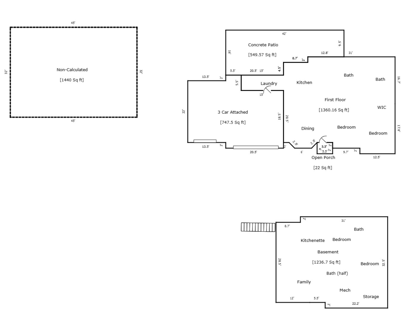 View of room layout