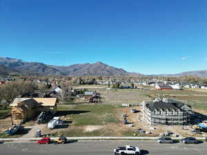 View of mountain background