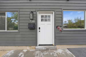 Entrance to property