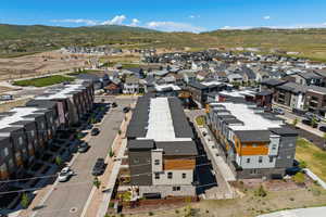 Bird's eye view of mountains