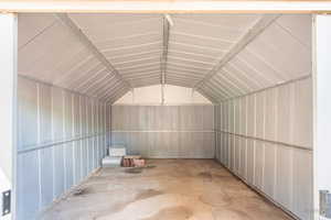 View of storage area