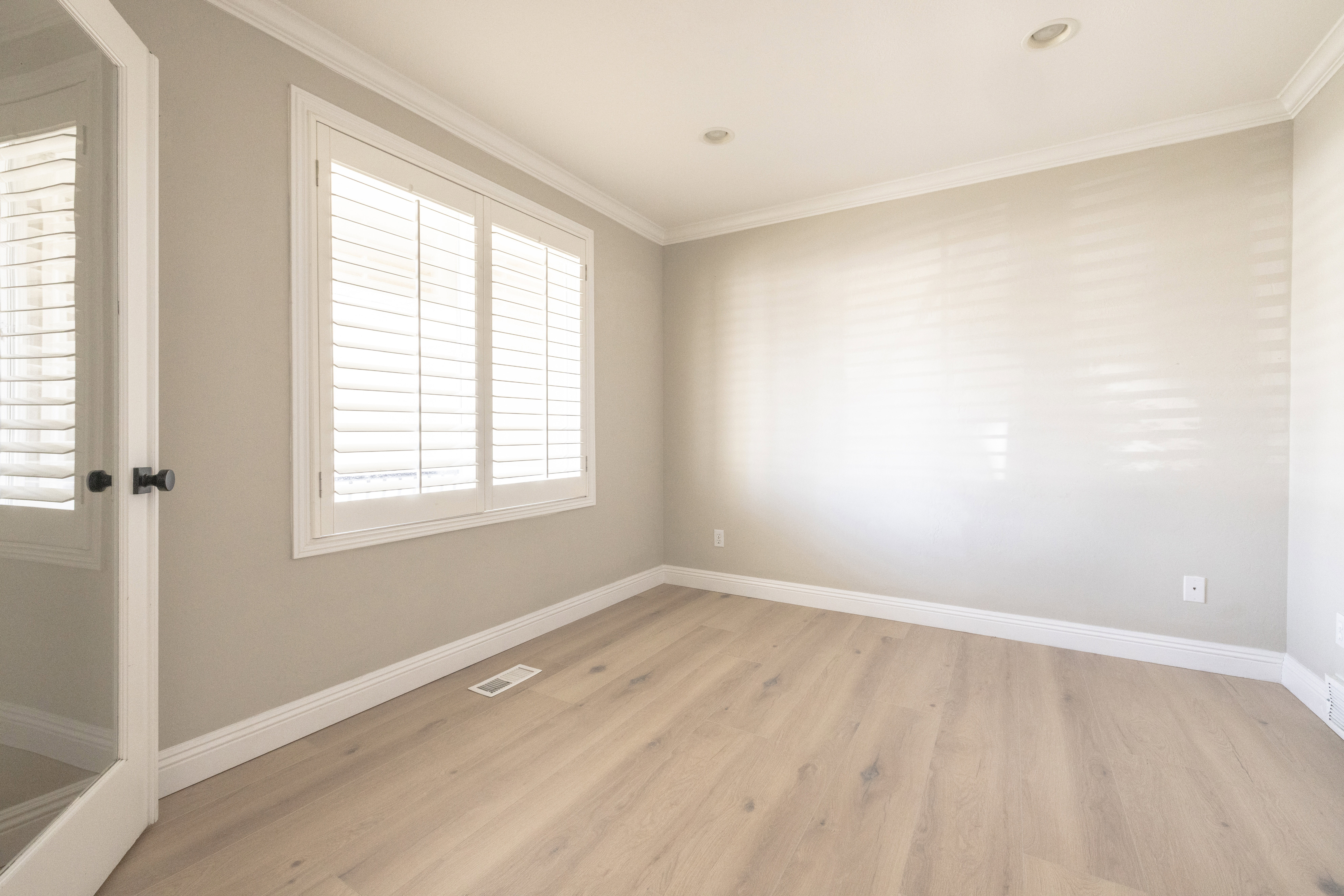 Main floor light and bright office.