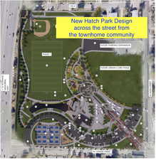 Aerial view of property's location