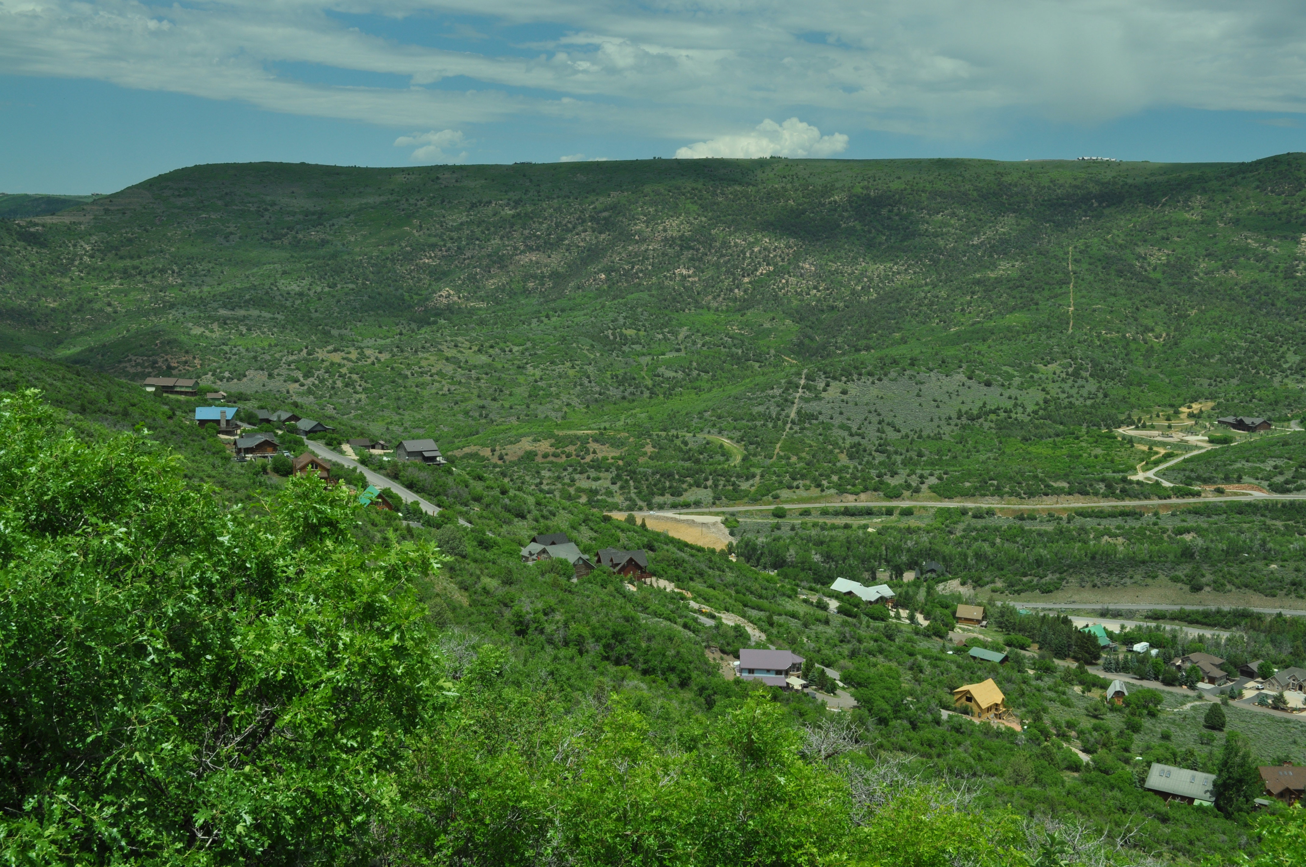 Mountain view featuring rural landscape