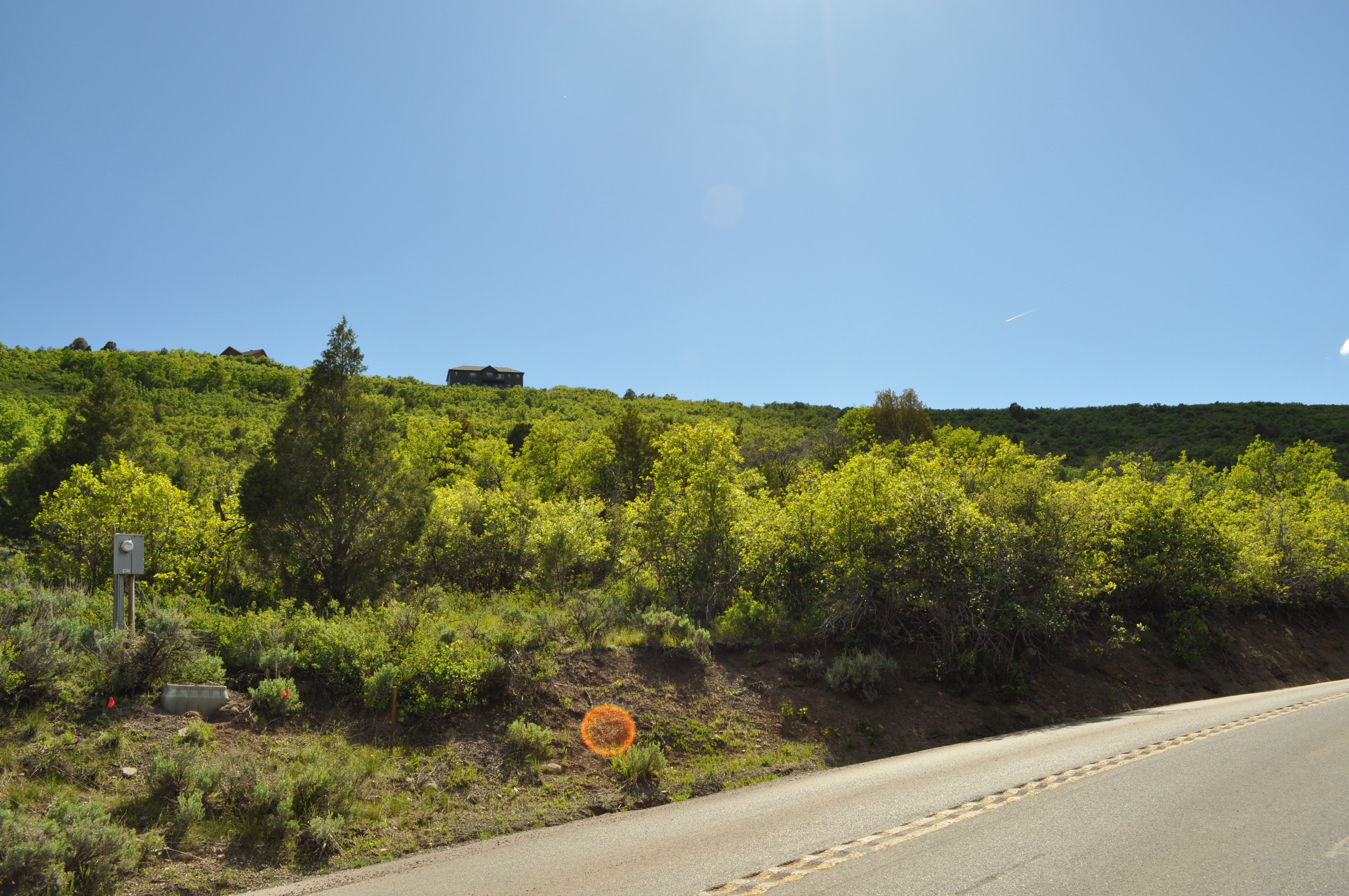 View of asphalt road