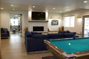 Basement living area