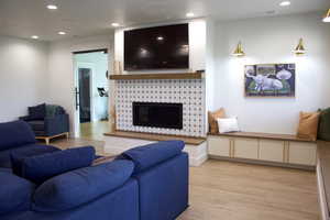 Basement living area