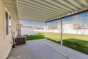 Backyard featuring a patio area and a residential view