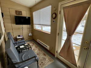 Entry way/enclosed patio with lake view