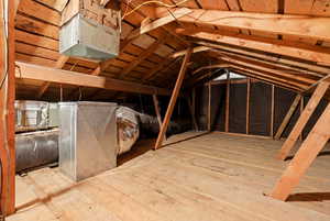 Unfinished attic