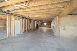 View of below grade area