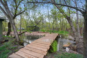 Dock with a water view, not yours, but you can enjoy the views.