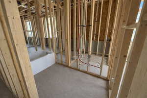 Bathroom featuring a garden tub