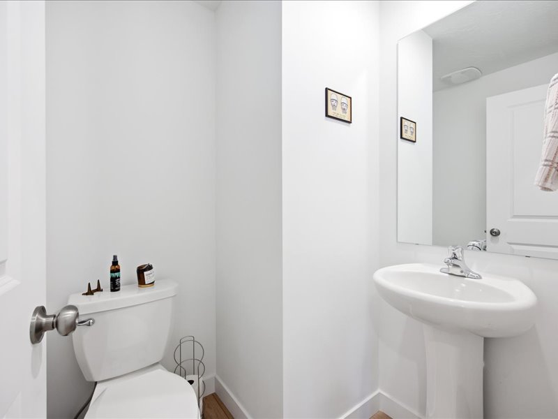Half bath on main level