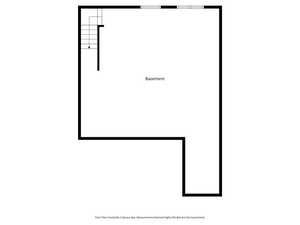 Lower level floor plan