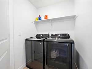Laundry area