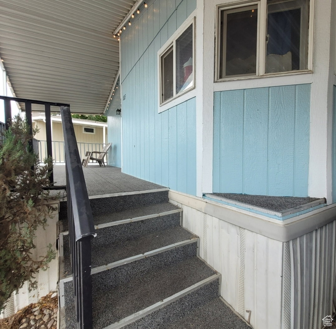 View of stairway
