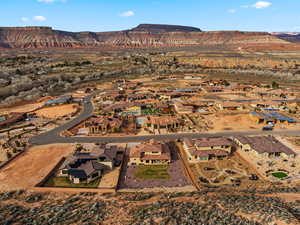 View of property location featuring nearby suburban area and mountains