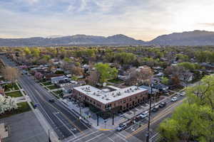 Drone / aerial view of mountains