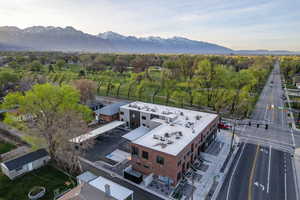 Aerial view of mountains