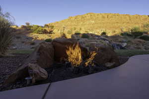 View of mountain backdrop