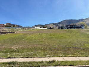 View of mountain background