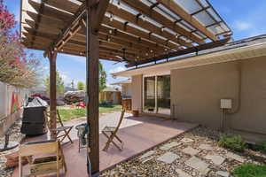 Back Patio with Pergola