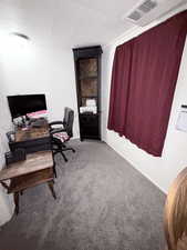 View of carpeted office space