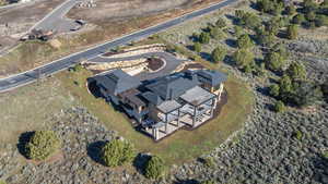 Aerial overview of property's location