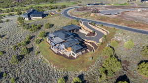 Aerial view of property's location