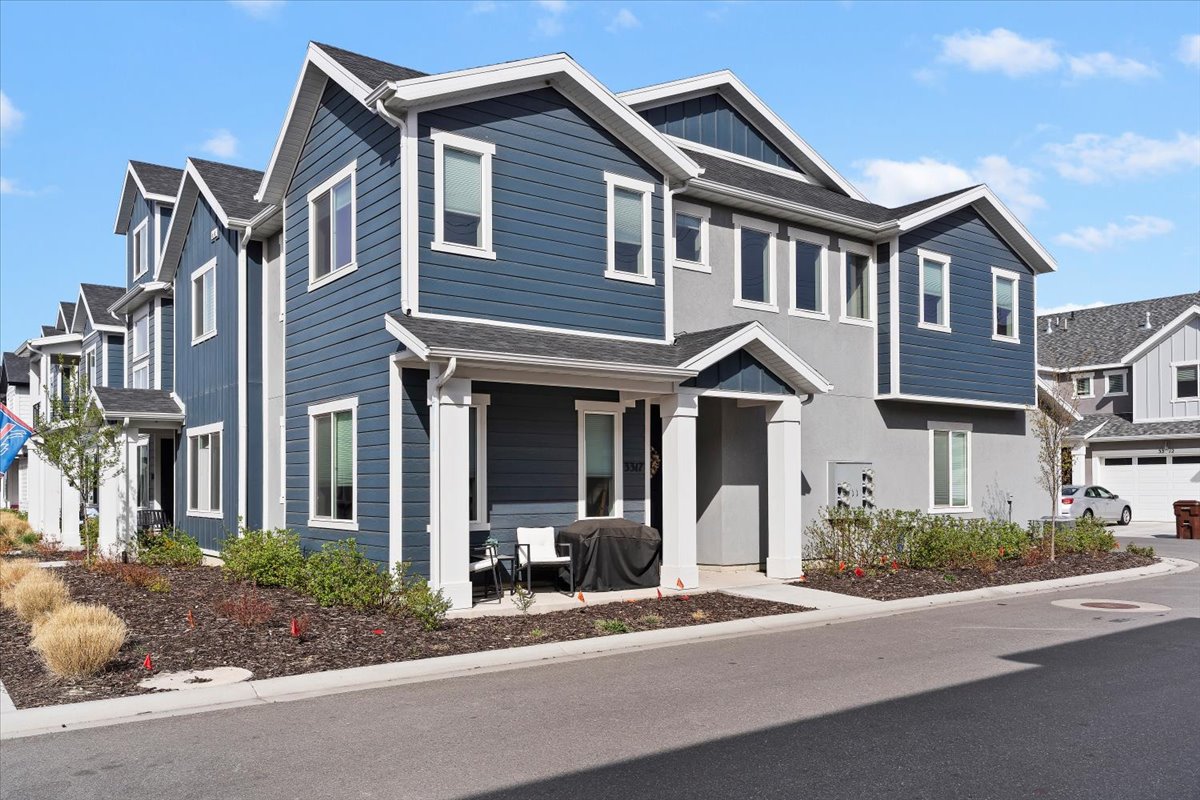 View of front of home with a residential view