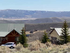 View of mountain background