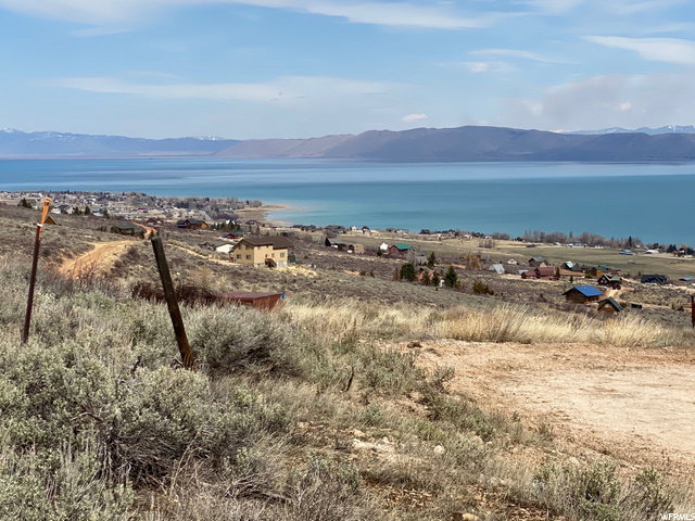 Water view featuring a mountain backdrop