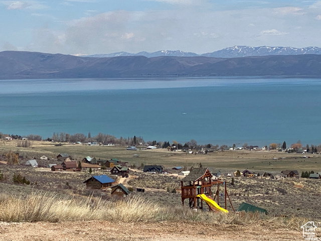 Water view with mountains