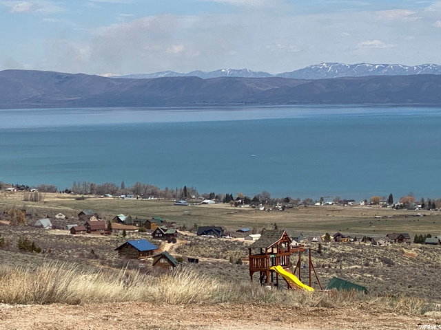 Water view featuring mountains
