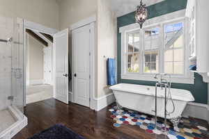 Master Bathroom with Clawfoot Tub