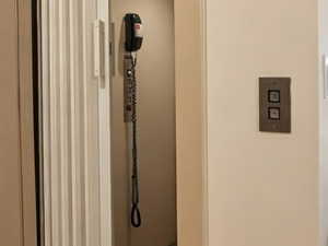 Elevator - from garage entry to 1st level.