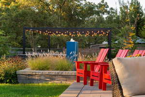 View of community with a patio