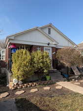 View of front facade with brick siding