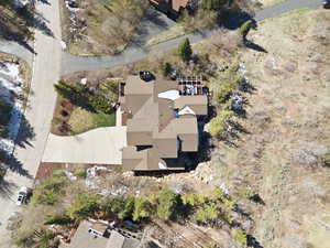 Aerial view of property's location