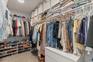 Huge walk in closet