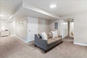Basement living room