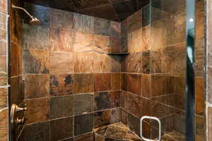 Full bathroom with a stall shower