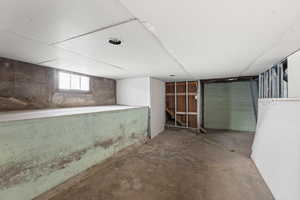 View of basement